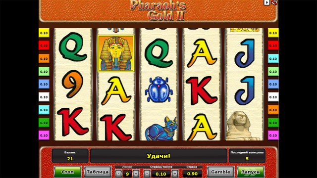 Pharaoh’s Gold II